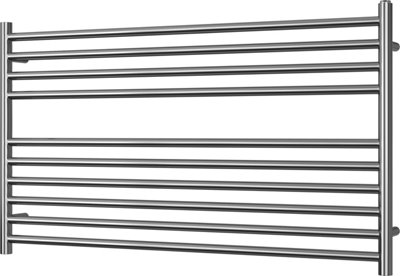 UK Radiators 1071BTU H600mm x W1000mm Stainless Steel Straight Ladder ...