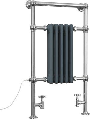 UK Radiators 1239BTU H963mm x W538mm Anthracite Traditional Standard ...