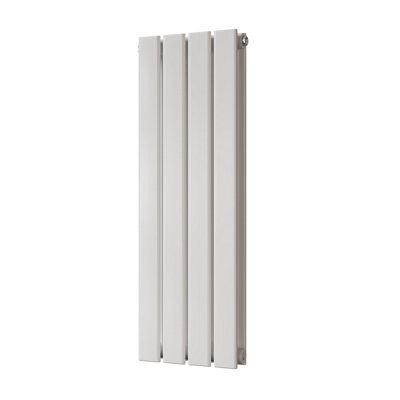 UK Radiators 1286BTU H800mm x W272mm White Flat Tube Horizontal ...