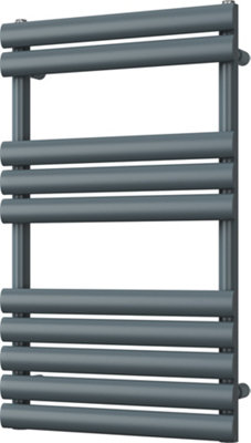 UK Radiators 1447BTU H825mm x W500mm Anthracite Elliptical Tube ...