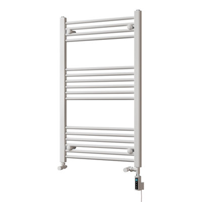 UK Radiators 1624BTU H1000mm x W600mm White Straight Ladder ...