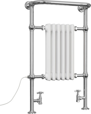 UK Radiators 1631BTU H963mm x W583mm White Traditional Standard Column ...