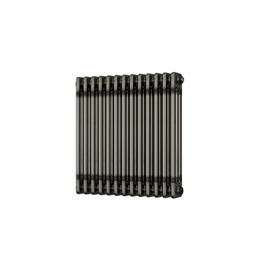 UK Radiators 2573BTU H600mm x W599mm Raw Metal 3 Column Horizontal ...