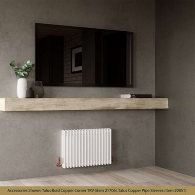 UK Radiators 2825BTU H500mm x W777mm White 3 Column Horizontal ...