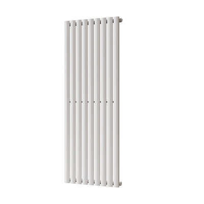 UK Radiators 2856BTU H1400mm x W522mm White Elliptical Tube Vertical ...