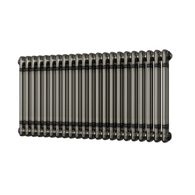 UK Radiators 2859BTU H500mm x W988mm Raw Metal 2 Column Horizontal ...