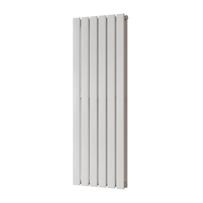 UK Radiators 2924BTU H1200mm x W408mm White Flat Tube Vertical Designer ...
