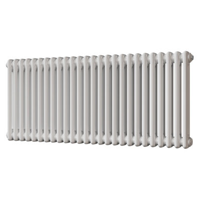 UK Radiators 3368BTU H500mm x W1164mm White 2 Column Horizontal ...