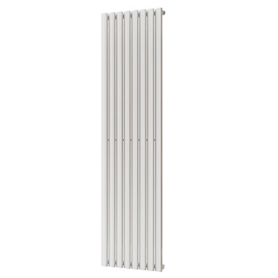 UK Radiators 3613BTU H1800mm x W475mm White Scallop Tube Vertical ...