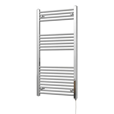UK Radiators 400W H1200mm x W600mm Chrome Straight Ladder Standard ...