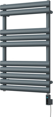 UK Radiators 400W H825mm x W500mm Anthracite Elliptical Tube ...