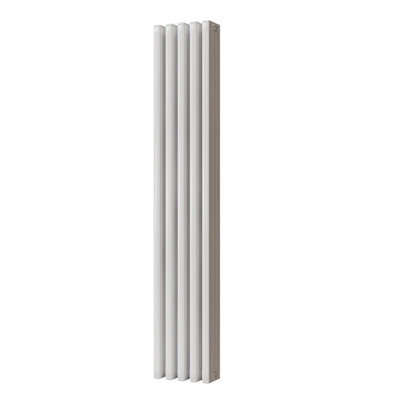 UK Radiators 4074BTU H1800mm x W322mm White Square Tube Vertical ...