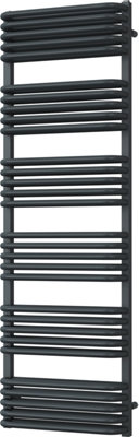 UK Radiators 4081BTU H1533mm x W500mm Anthracite Round Tube Designer ...