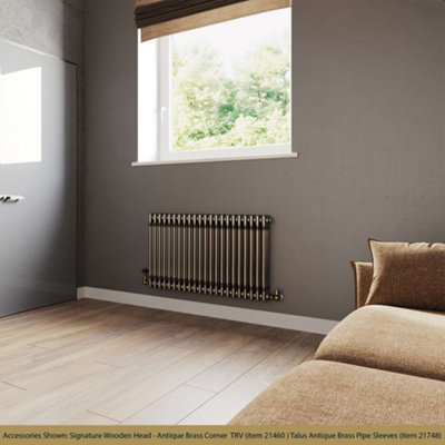 UK Radiators 4289BTU H600mm x W999mm Raw Metal 3 Column Horizontal ...