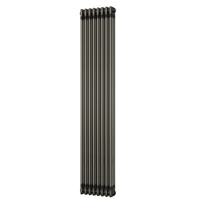 UK Radiators 4398BTU H1800mm x W376mm Raw Metal 3 Column Vertical ...