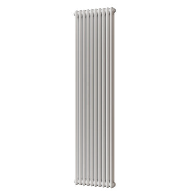 UK Radiators 4415BTU H1800mm x W460mm White 2 Column Vertical ...