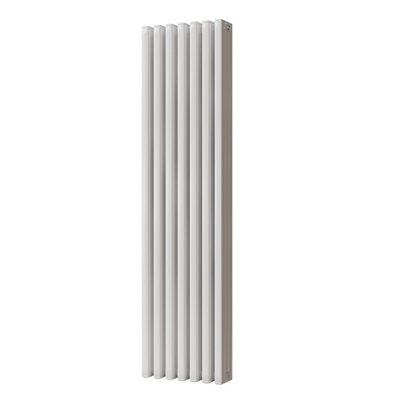 UK Radiators 5794BTU H1800mm x W460mm White Square Tube Vertical ...