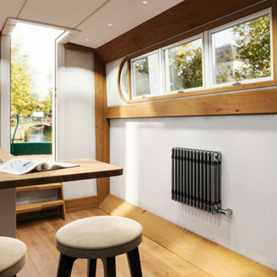 UK Radiators 600W H500mm x W599mm Raw Metal Electric 3 Column ...