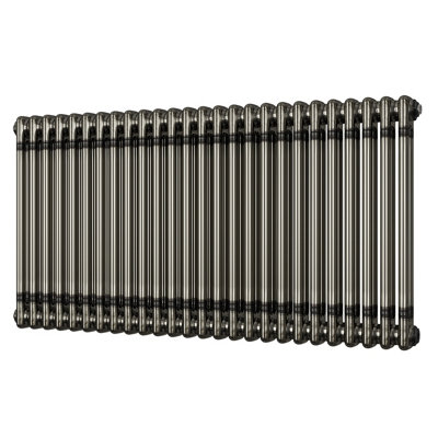 UK Radiators Alpha Double Column Horizontal Traditional Cast-Iron Style ...