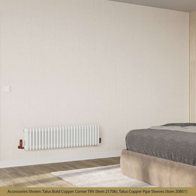 UK Radiators Alpha Quad Column Horizontal Traditional Cast-Iron Style ...