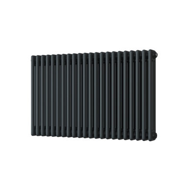 UK Radiators Alpha Triple Column Horizontal Traditional Cast-Iron Style ...