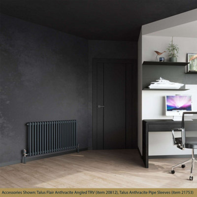 UK Radiators Alpha Triple Column Horizontal Traditional Cast-Iron Style ...