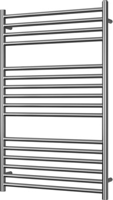 UK Radiators Aston Stainless Steel Straight Ladder Heated Bathroom ...