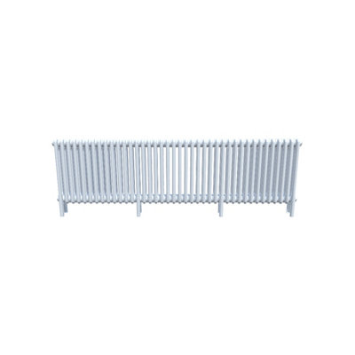 UK Radiators Bircham Triple Column Horizontal Traditional Cast-Iron ...