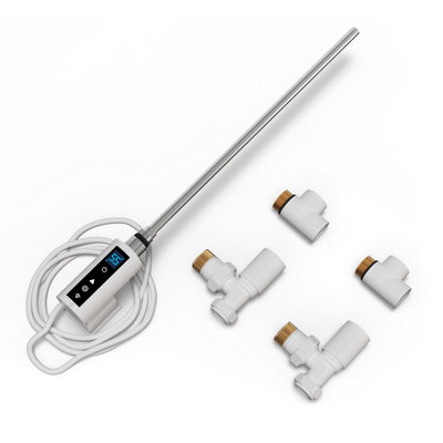 UK Radiators Heating Element 300W Thermostatic WIFI White INOW+