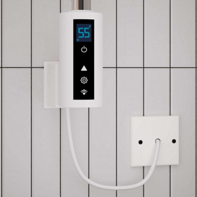 UK Radiators Heating Element 600W Thermostatic WIFI White INOW+