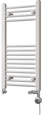 UK Radiators Zennor Straight Ladder Thermostatic Dual Fuel Heated ...
