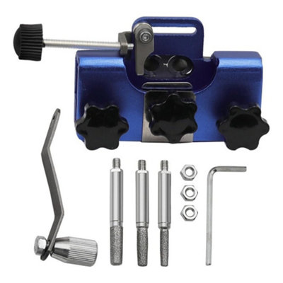 UK Universal Chainsaw Teeth Sharpener Chain Grinder Sharpening Jig File ...
