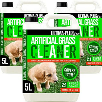 ULTIMA-PLUS XP Artificial Grass Cleaner - Perfect for Pet Owners Fresh Cut Grass 15L