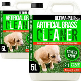ULTIMA-PLUS XP Artificial Grass Cleaner - Perfect for Pet Owners Fresh Cut Grass Fragrance 10L