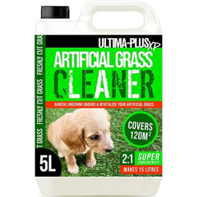 ULTIMA-PLUS XP Artificial Grass Cleaner - Perfect for Pet Owners Fresh Cut Grass5L