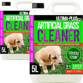 ULTIMA-PLUS XP Artificial Grass Cleaner - Perfect for Pet Owners Lavender Fragrance 10L