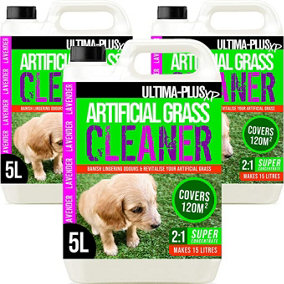 ULTIMA-PLUS XP Artificial Grass Cleaner - Perfect for Pet Owners Lavender Fragrance 15L