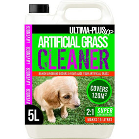 ULTIMA-PLUS XP Artificial Grass Cleaner - Perfect for Pet Owners Lavender Fragrance 5L