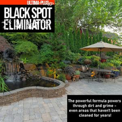 Ultima-Plus XP Black Spot Remover Eliminator for Patio, Stone, Block Paving, Indian Sandstone, and More 10L