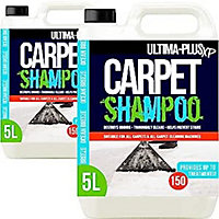 Ultima-Plus XP Carpet Cleaning Shampoo - High Concentrate Cleaning Solution for all Carpets 10L Ocean Breeze