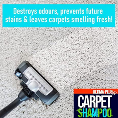 Ultima-Plus XP Carpet Cleaning Shampoo - High Concentrate Cleaning Solution for all Carpets 15L Ocean Breeze - 5