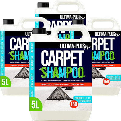 Ultima-Plus XP Carpet Cleaning Shampoo - High Concentrate Cleaning Solution for all Carpets 20L Ocean Breeze