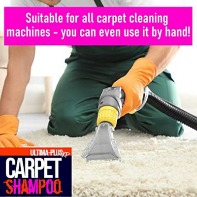 Ultima-Plus XP Carpet Cleaning Shampoo - High Concentrate Cleaning Solution for All Carpets Floral - 4