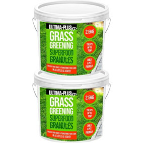 ULTIMA-PLUS XP Grass Greening Superfood Granules - Lawn Fertiliser to Green and Strengthen Grass 5Kg