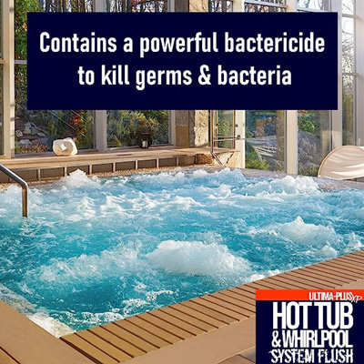 ULTIMA-PLUS XP Hot Tub and Whirlpool System Flush - Deeply Cleans to Remove Dirt, Bacteria & Grime From Pipework 10L