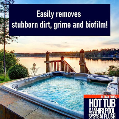 ULTIMA-PLUS XP Hot Tub and Whirlpool System Flush - Deeply Cleans to Remove Dirt, Bacteria & Grime From Pipework 15L