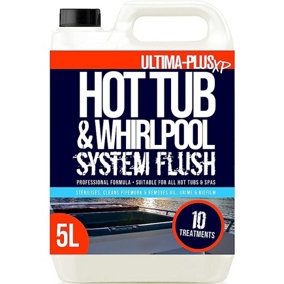 ULTIMA-PLUS XP Hot Tub and Whirlpool System Flush - Deeply Cleans to Remove Dirt, Bacteria & Grime From Pipework 5L