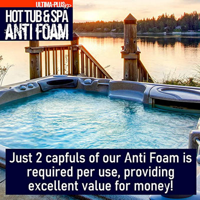 ULTIMA-PLUS XP Hot Tub & Spa Anti Foam - Removes Surface Foam Quickly and Easily - Suitable For All Hot Tubs 4L