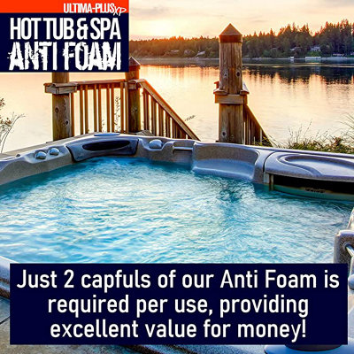 ULTIMA-PLUS XP Hot Tub & Spa Anti Foam - Removes Surface Foam Quickly and Easily - Suitable For All Hot Tubs 5L