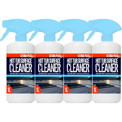 ULTIMA-PLUS XP Hot Tub Surface Cleaner - Removes Dirt, Oil, Grease, Waterlines & More 4L